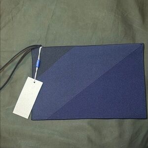 Rothys Stylish Blue and Black Clutch